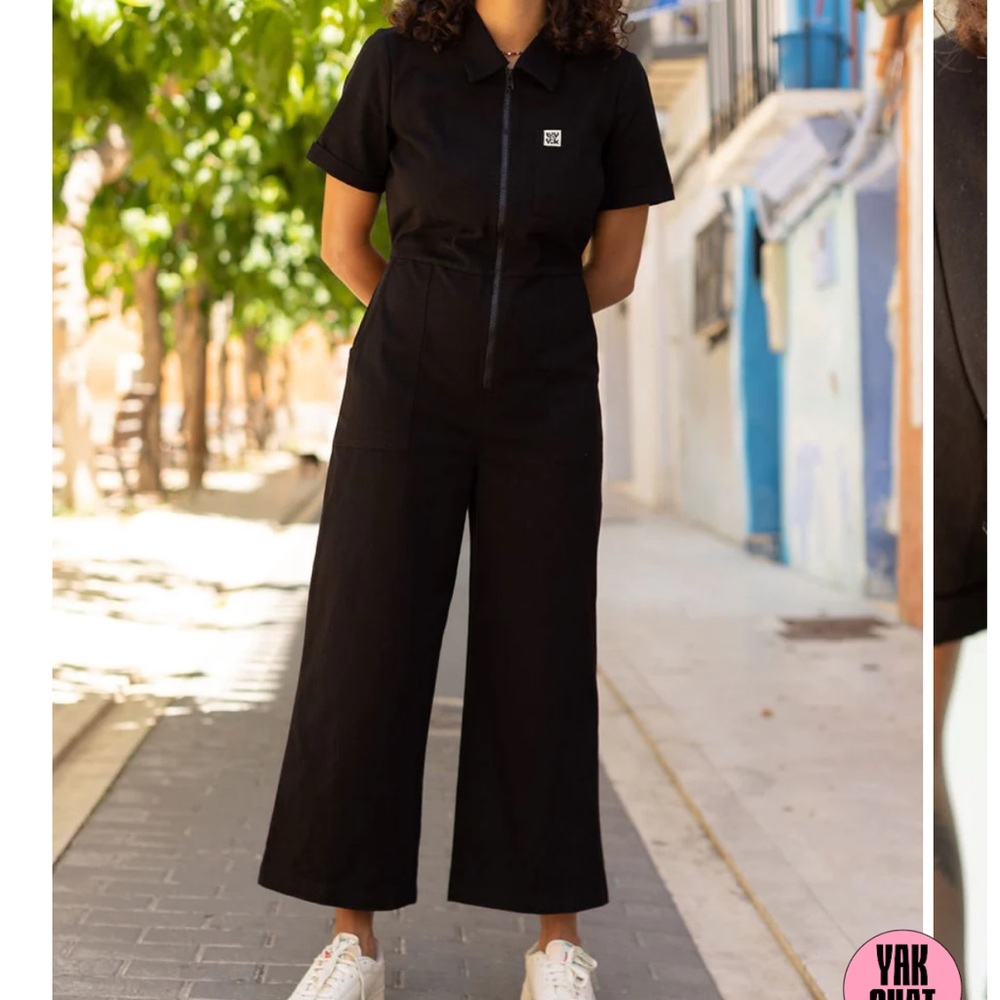 Lucy and Yak Black Ragan Jumpsuit